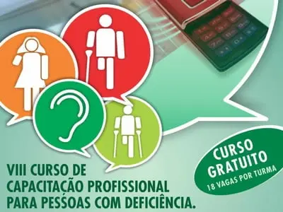 Curso gratuito promove capacitação profissional para pessoas com deficiência