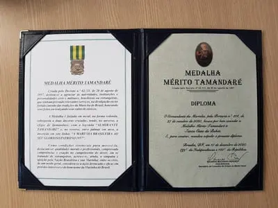 Santa Casa foi agraciada pela Marinha com Medalha Mérito Tamandaré
