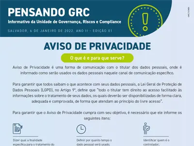 Aviso de Privacidade: O que é e pra que serve?