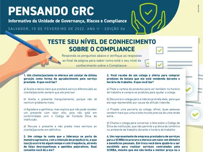 Teste seu nível de conhecimento sobre Compliance