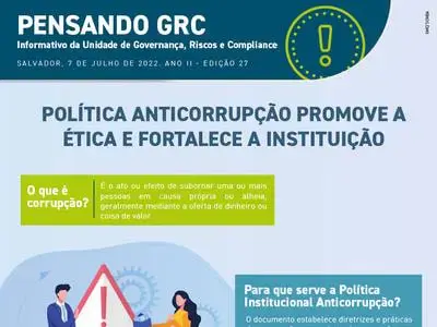 Política anticorrupção promove a ética e fortalece a instituição