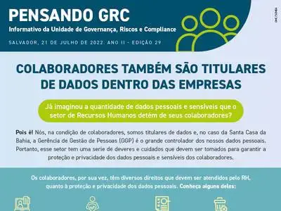 Colaboradores também são titulares de dados dentro das empresas