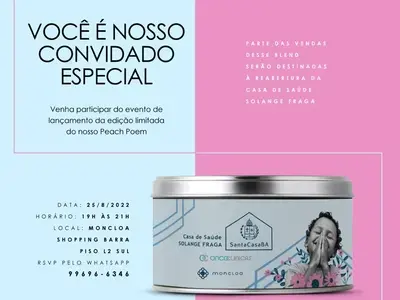 Marca de chás lança blend especial com proposta de beneficente de ajudar projeto social da Santa Casa da Bahia