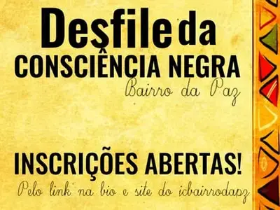 Programa Avançar abre inscrições para “Desfile da Consciência Negra Bairro da Paz” 