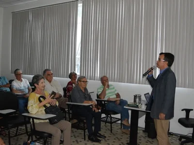 Álvaro Dantas Júnior realiza palestra na FSC sobre o museu virtual do Engenho Santo Antônio do Camuciatá 