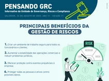 Principais benefícios da gestão de risco 