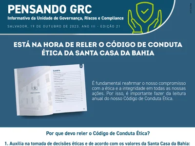 Está na hora de reler o Código de Conduta Ética da Santa Casa da Bahia