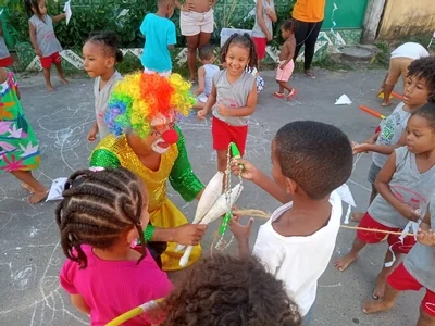Semana das Crianças é realizada com muitos brinquedos e guloseimas nos Centros de Educação Infantil do Bairro da Paz 