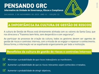 A importância da cultura de Gestão de Riscos