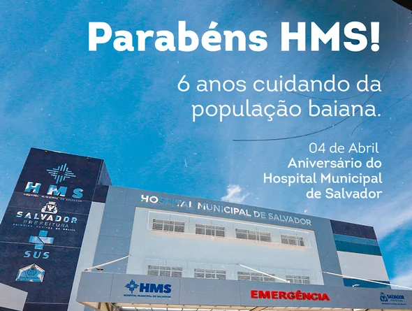 Hospital Municipal de Salvador completa seis anos com mais de 807 mil atendimentos realizados