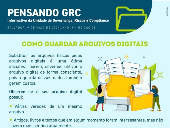 Como guardar arquivos digitais