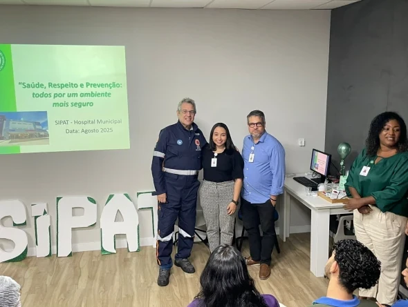 Hospital Municipal de Salvador realiza SIPAT e destaca segurança, saúde mental e prevenção 