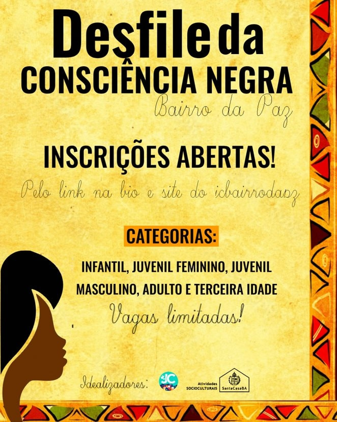 Programa Avançar abre inscrições para “Desfile da Consciência Negra Bairro da Paz”