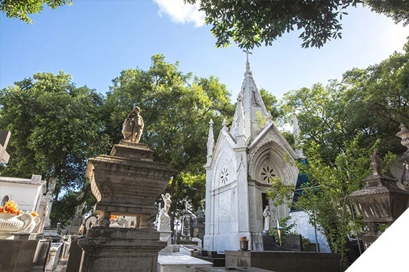 O Campo Santo é o cemitério mais tradicional de Salvador